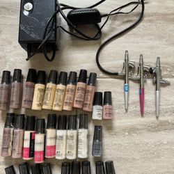 Air brush Make Up $50 For All Items Are Sealed And Unused 