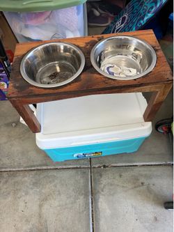 Dog food bowls