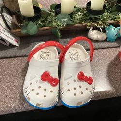 Hello kitty Crocs