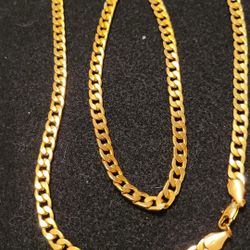 Gold necklace