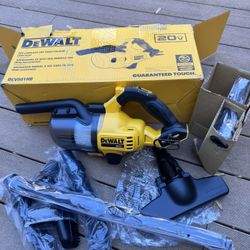 DEWALT 20-Volt Cordless HEPA Handheld Vacuum with attachments BRAND NEW 