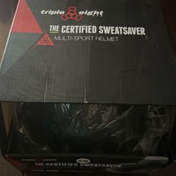 Triple Eight Helmet Size S/M Black Matte Brand New
