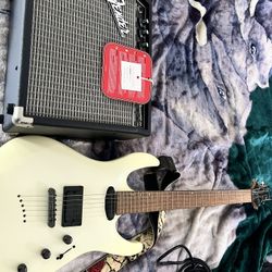 Mitchell MD200 Electric Guitar With Fender Champions 20 Amp 