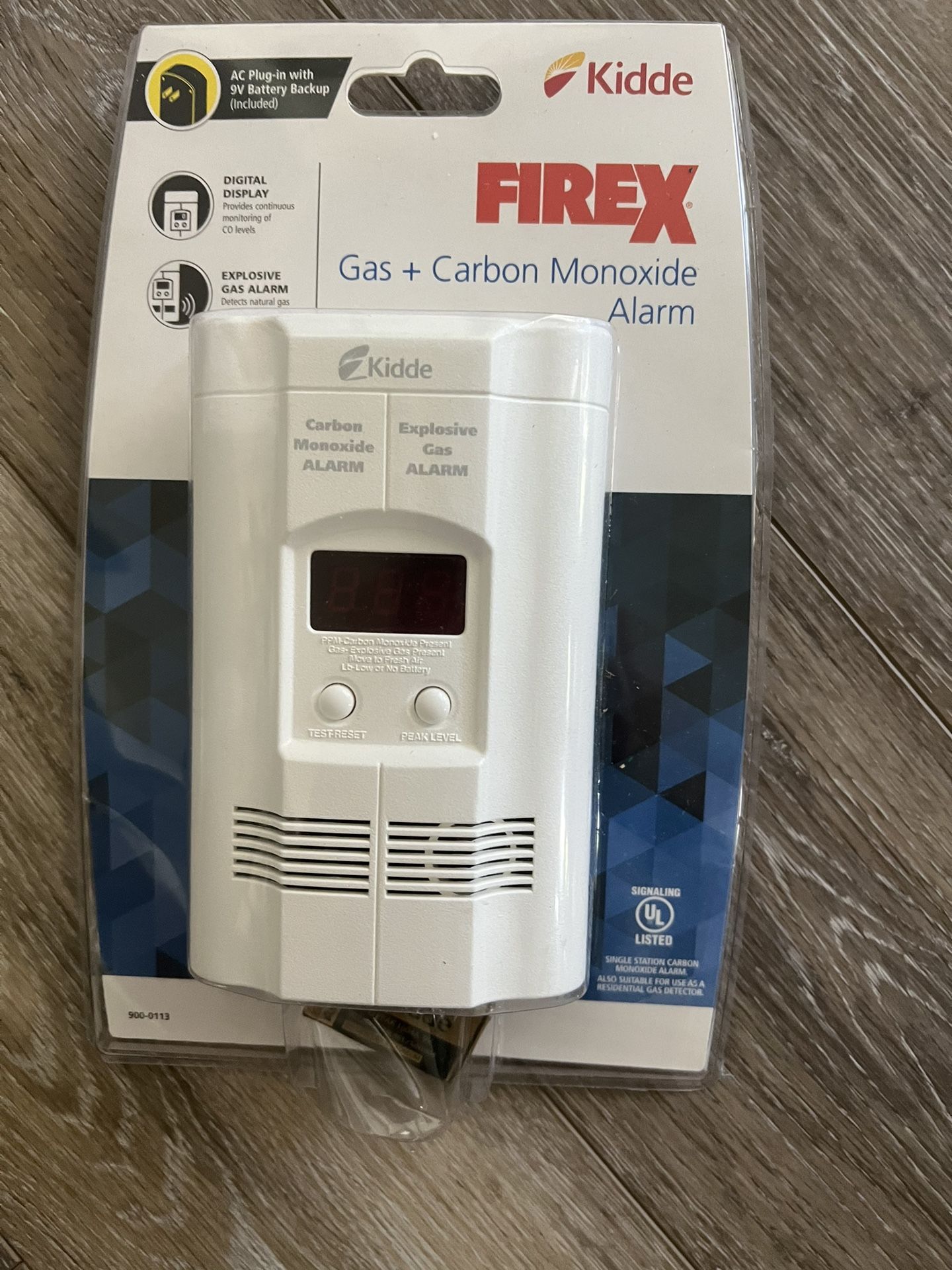 KIDDE FIREX CARBON MONOXIDE DETECTOR