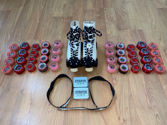 LOT of Riedel Leather Roller Skates Women’s Size 6.5