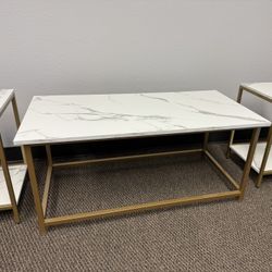 Coffee Table And Two End Tables 