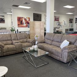 3 Piece Reclining Sofa And Loveseat With Reclining Chair 
