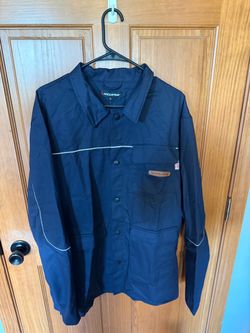 ARCCAPTAIN Welding Jacket, 11oz Flame Resistant Cotton Welding Jacket Size XL
