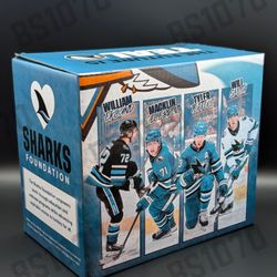 Celebrini / Smith / Eklund / Toffoli 4 Man Bobblehead - SJ Sharks