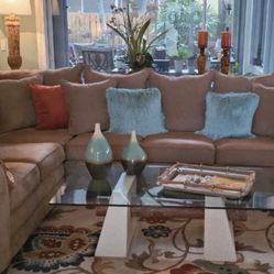 Large Sectional Couch - With Bed In Middle BEST OFFER