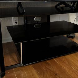 Glass TV stand 