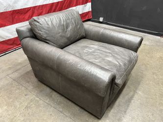 Free Delivery - RH Restoration Hardware Leather LUXE Chair