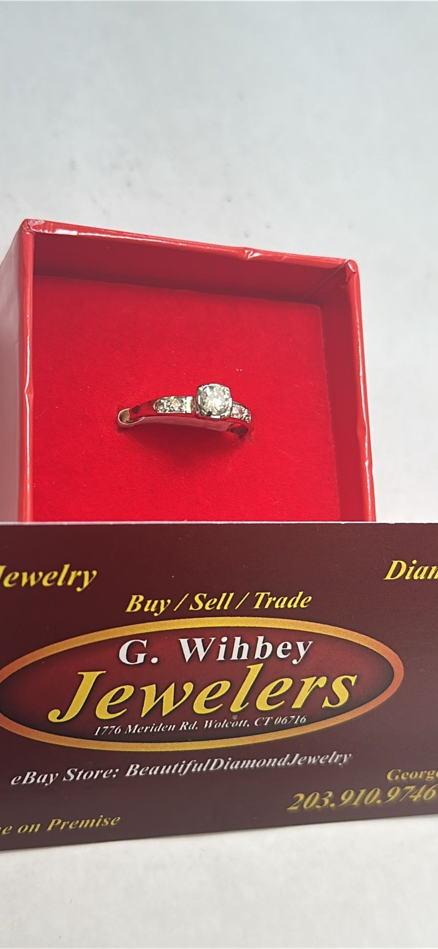 14 Kt Pre Engagement Ring 1/4 CT’s T.W. 