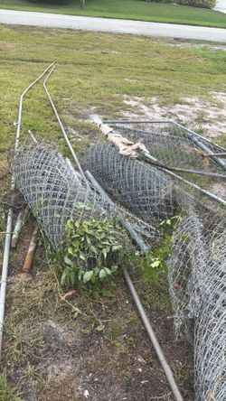 Chain link fence