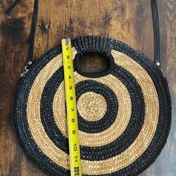 New Round Woven Crossbody Bag just $5