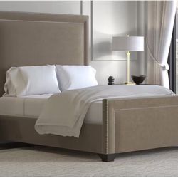 SAATVA Velvet Bed Frame 