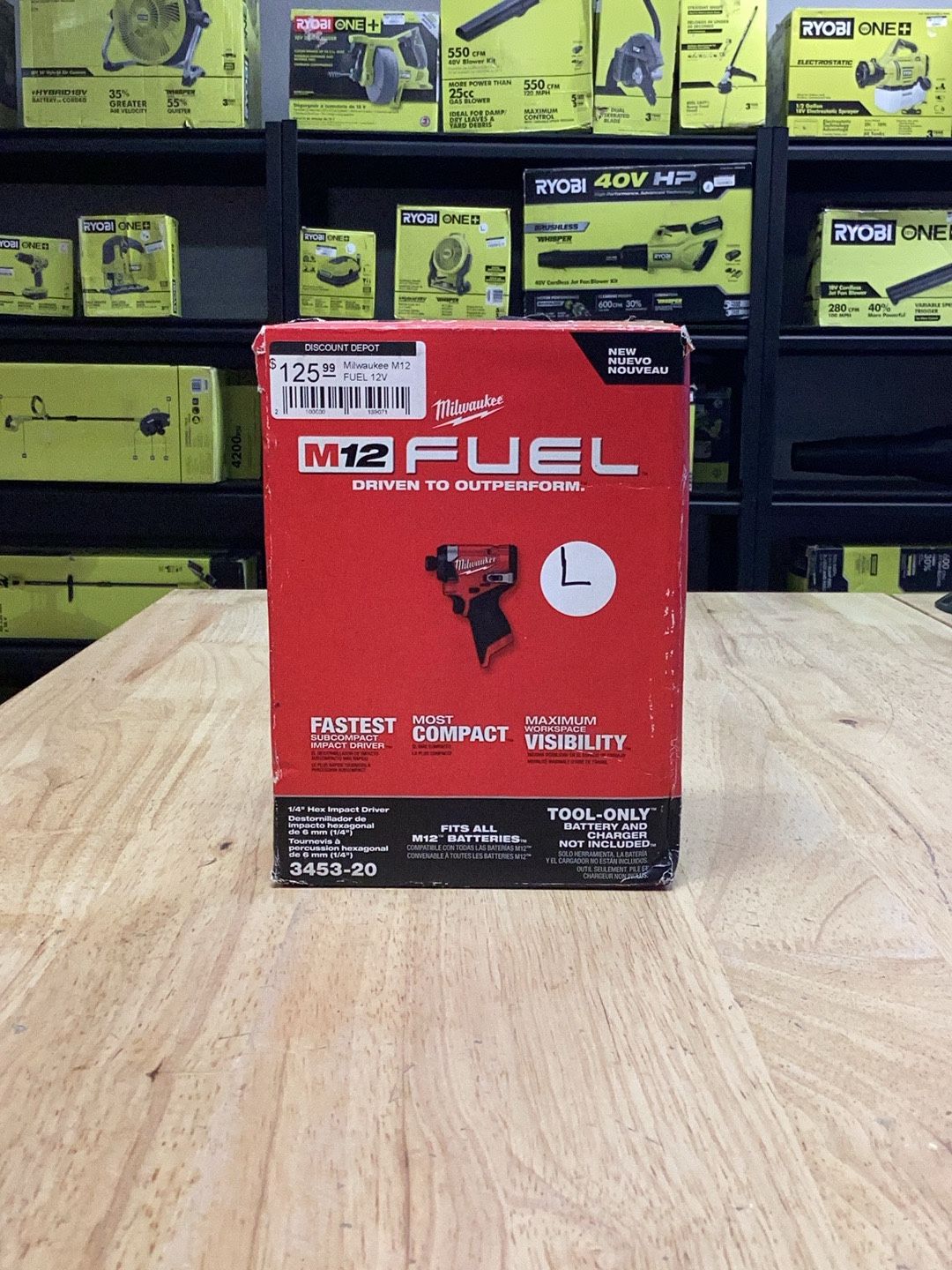 Milwaukee M12 FUEL 12V Lithium Ion Brushless Cordless 1/4 in. Hex Impact Driver (Tool Only)