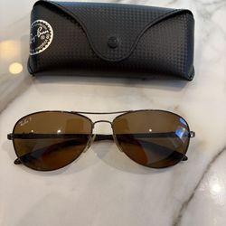 Brown RayBan Polarized Sunglasses
