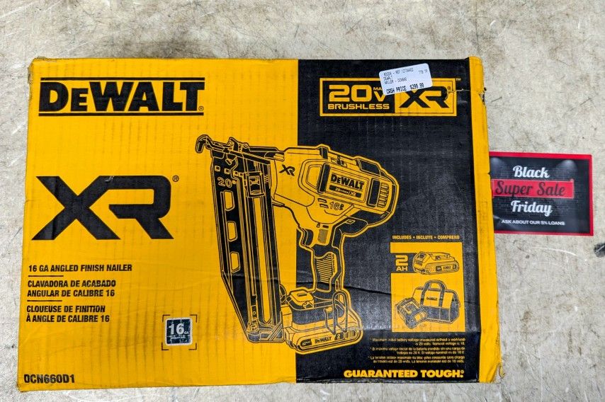 DeWalt Nailer In Box DCN660 16 Gauge