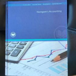 Horngren's Accounting Book -12th Addition 