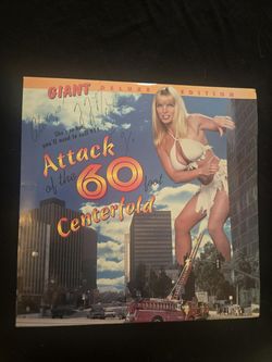 Attack of the 60 Foot Centerfold – 1995 Giant Deluxe Edition LaserDisc – SIGNED BY J.J. NORTH
