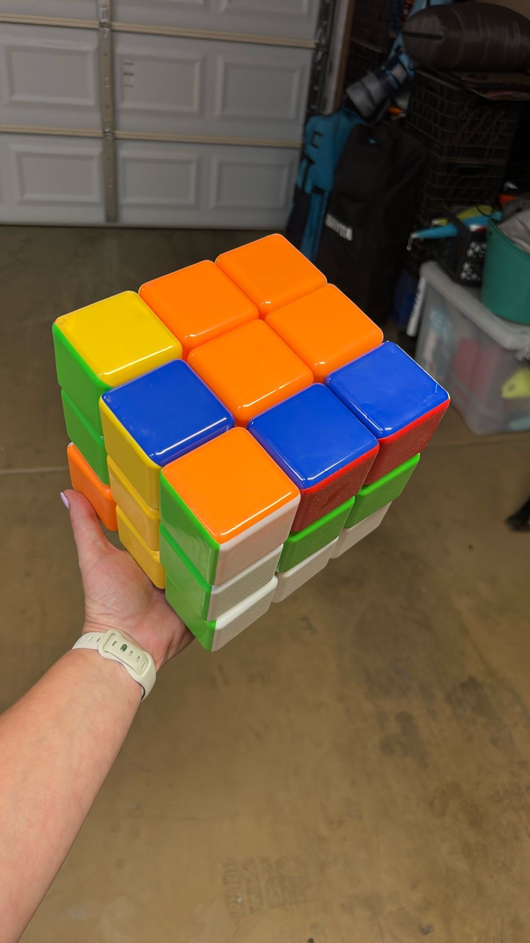Giant Rubix Cube -