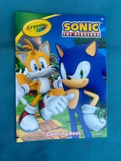 Sonic The Hedgehog Coloring Book 64 page