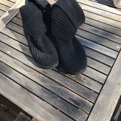 Black Ugg Boots Size 9