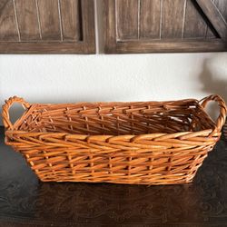 Rectangular Wicker Bread Basket