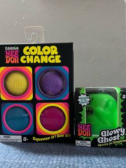 Nee Doh Color Change & Glowy Ghost