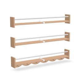 Nursery Bookshelves Wall Mounted，34inch，Set of 3