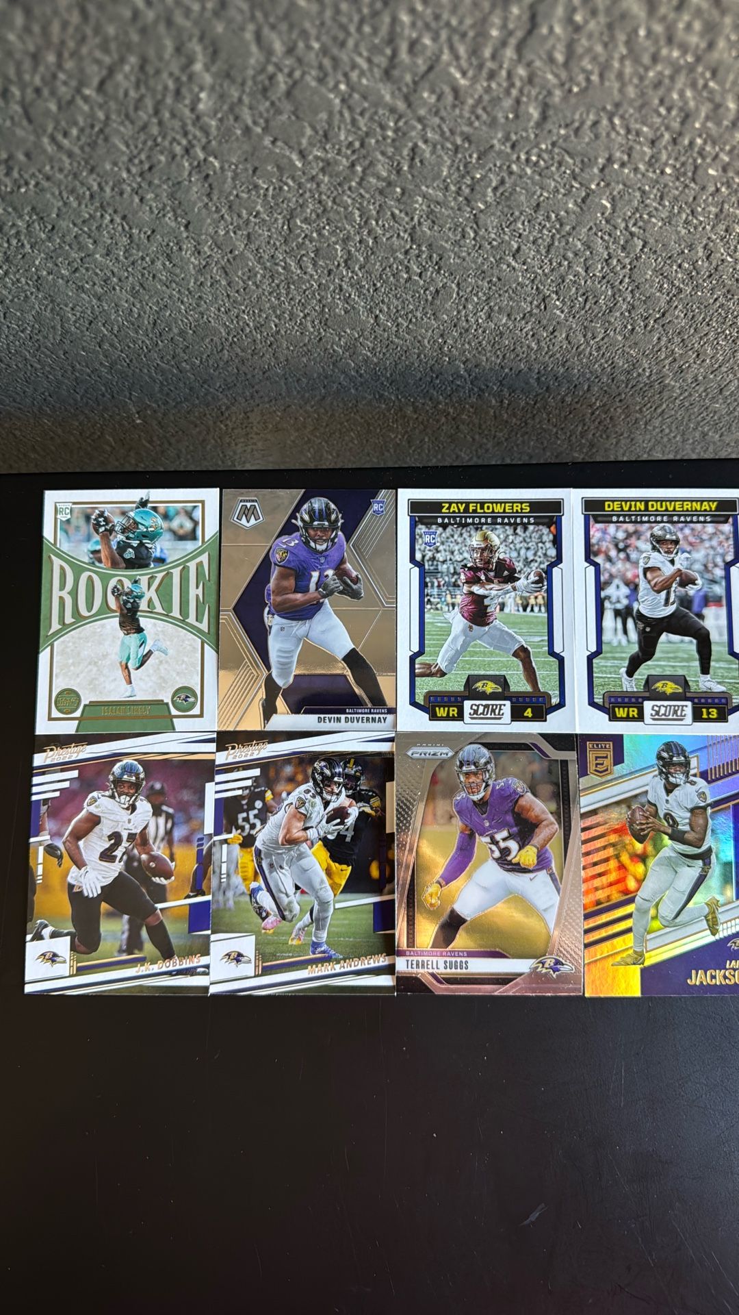 Football cards, Baltimore Ravens