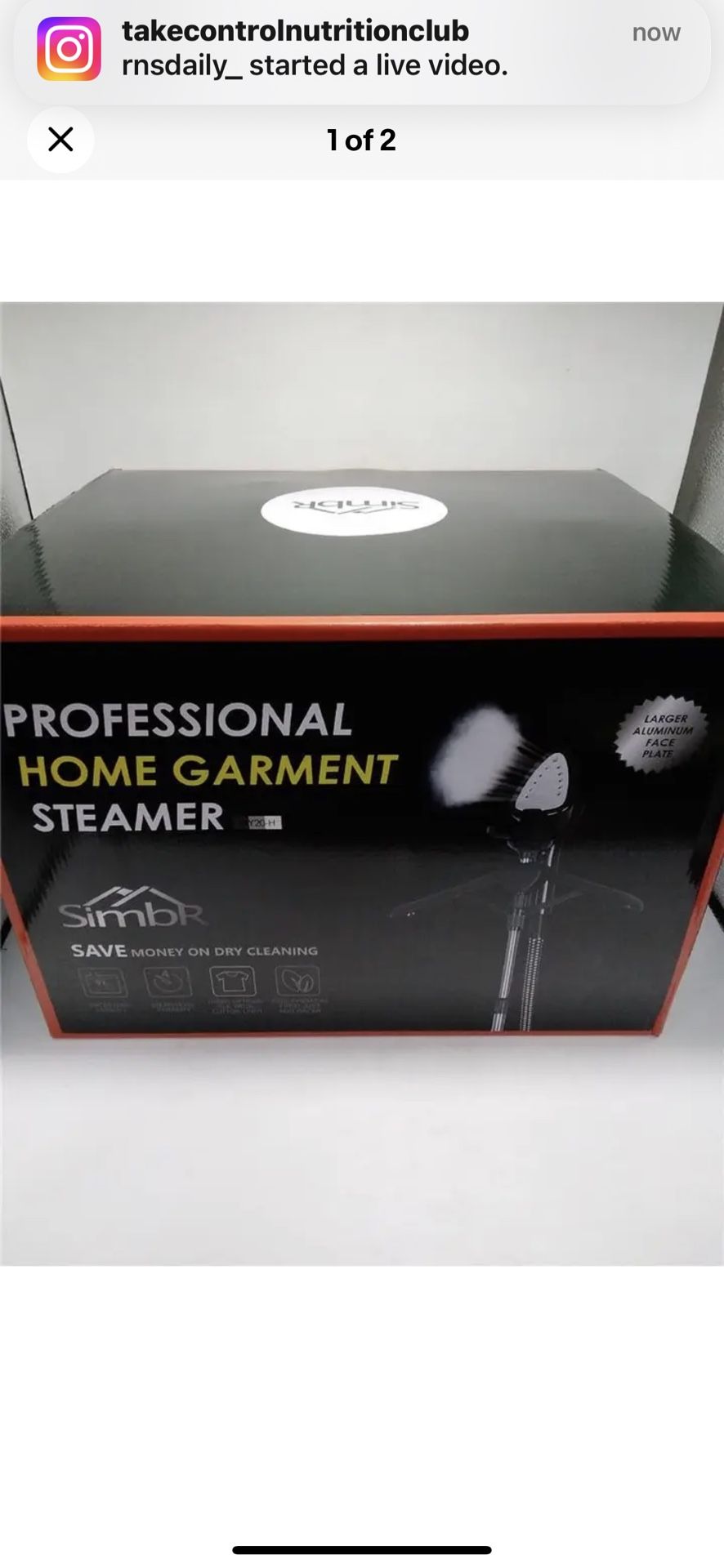 NEW Professional Home Garment Steamer, QY20-H