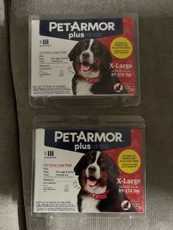 2 sets of Dog Flea and Tick Treatment