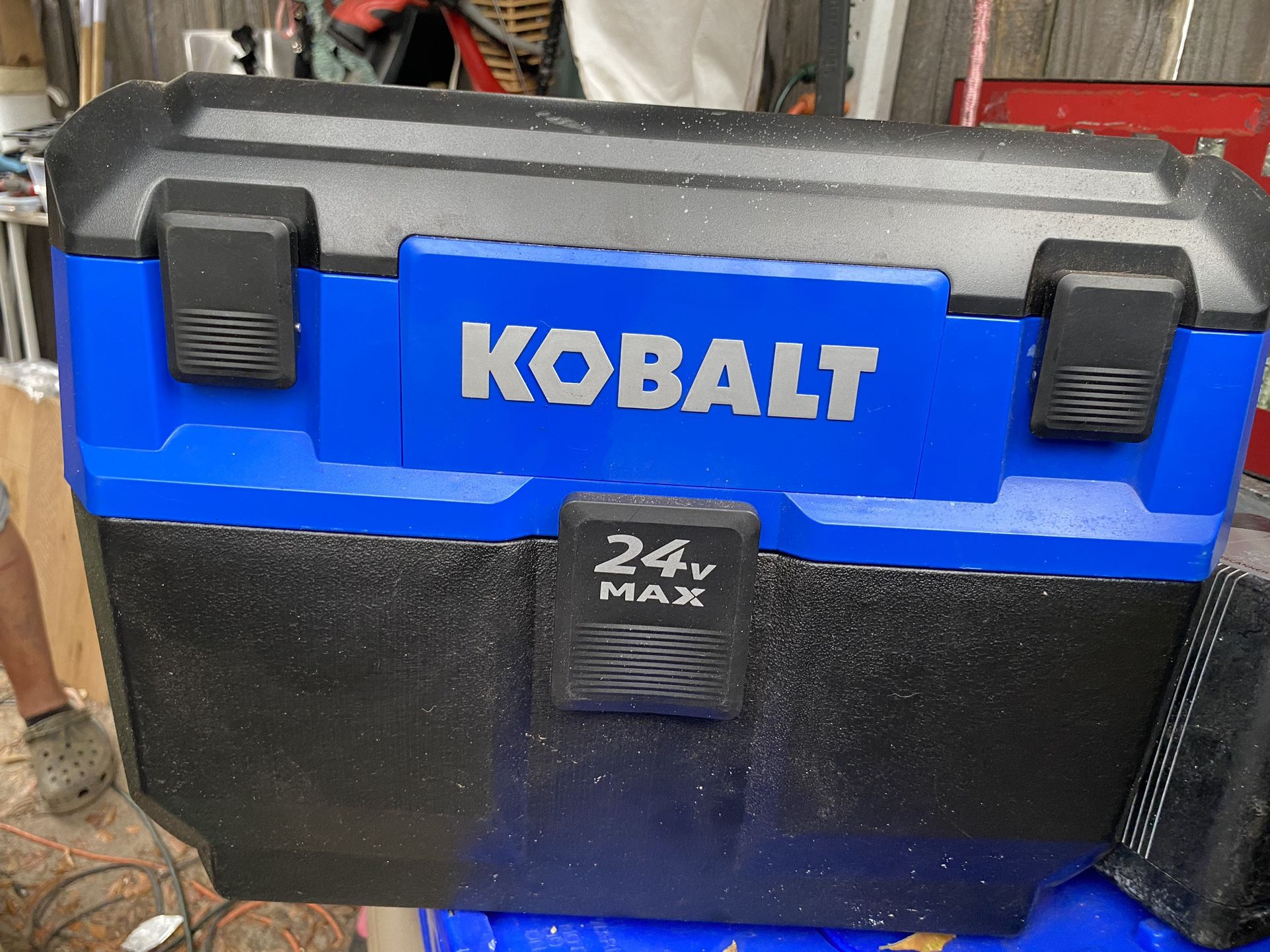 Kobalt Blue Portable Vacuum 
