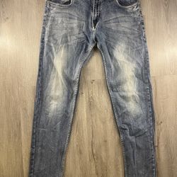 Off-White Diagonal Stripe Jeans Virgil Abloh Denim Size 34 Streetwear Designer