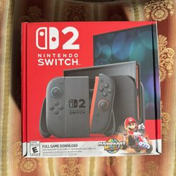 Nintendo Switch 2 + Mario Kart 8 Deluxe Bundle - Brand New