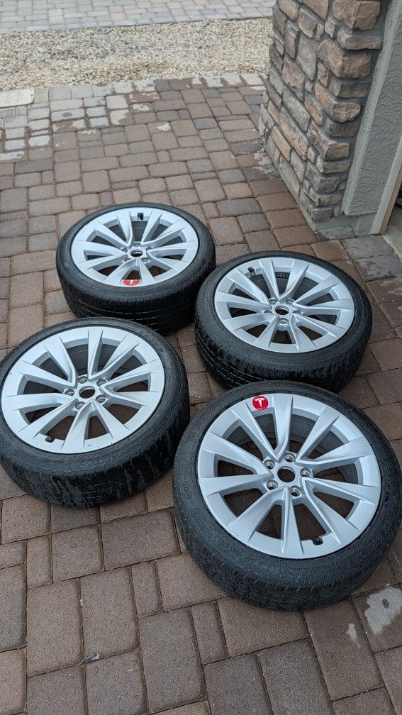 19" Tesla Model 3 OEM Tire Set - $900 OBO