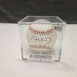 Angels Adam Kennedy Signed, PSA-Certified Baseball 