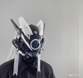 Cyberpunk LED Cosplay Helmet Mask