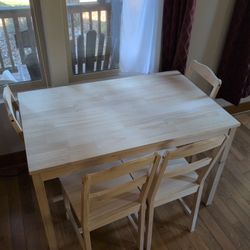 IKEA Dining Table And Chair Set