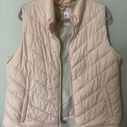 gap pink vest