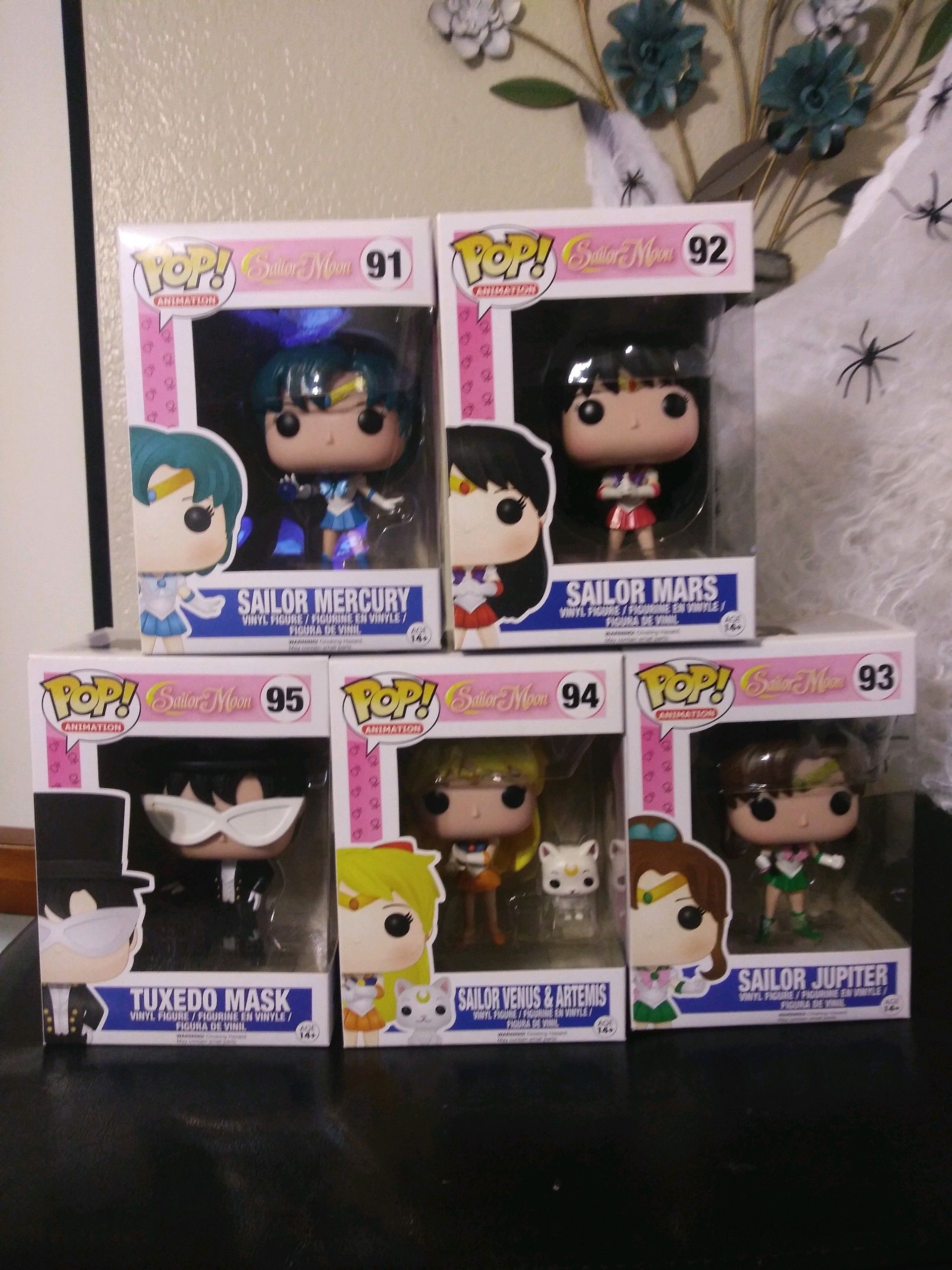 Sailor moon funko pops