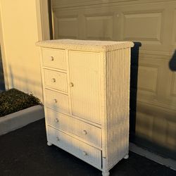Vintage  White Bohemian Dresser