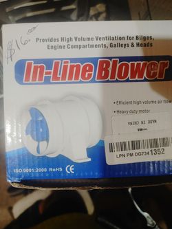 In Line Blower