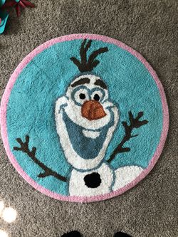 Olaf kids room carpet
