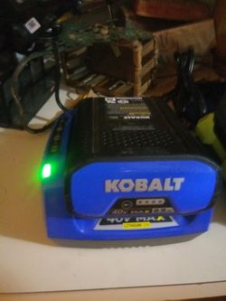 KOBALT 40 VOLT BATTERY & CHARGER
