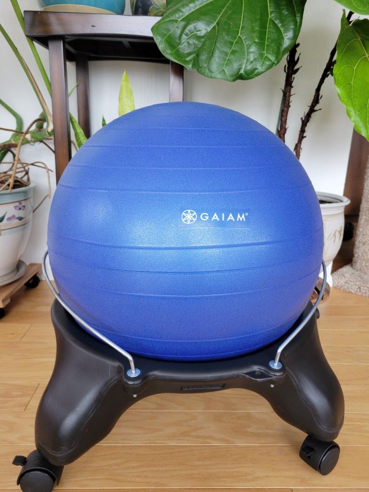 Classic Backless Gaiam Balance Ball Chair