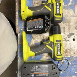 Ryobi Impact And Drill Set