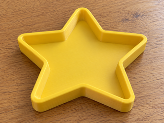 Star Trinket Dish, Christmas Ring Tray, Small Holiday Organizer, Custom Color